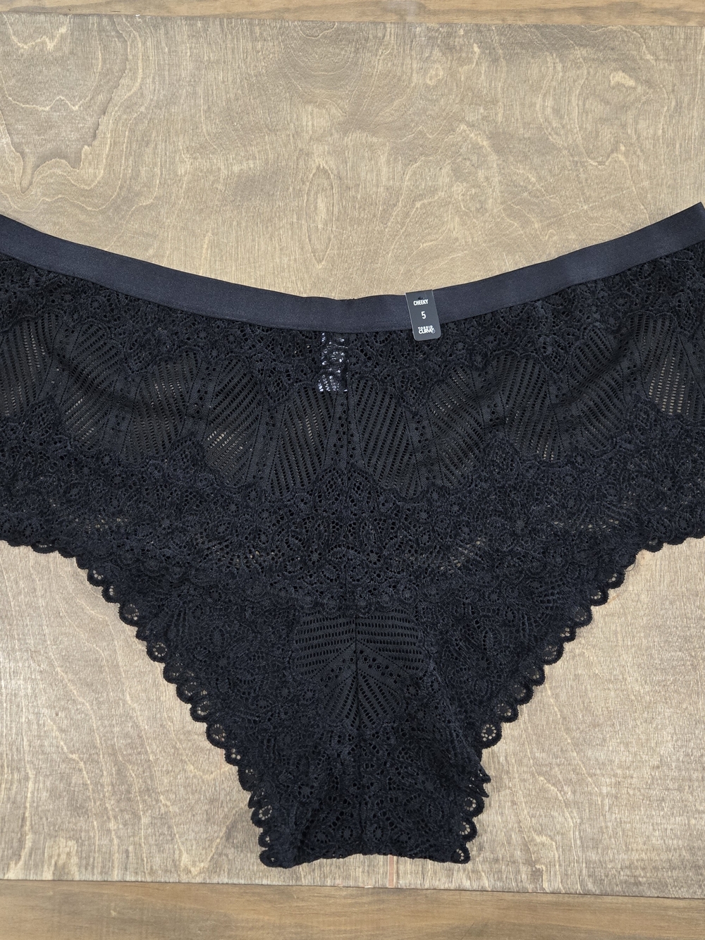 NWT Torrid Curve Size 5 Black Lace Cheeky Panty - Women Intimates Lingerie